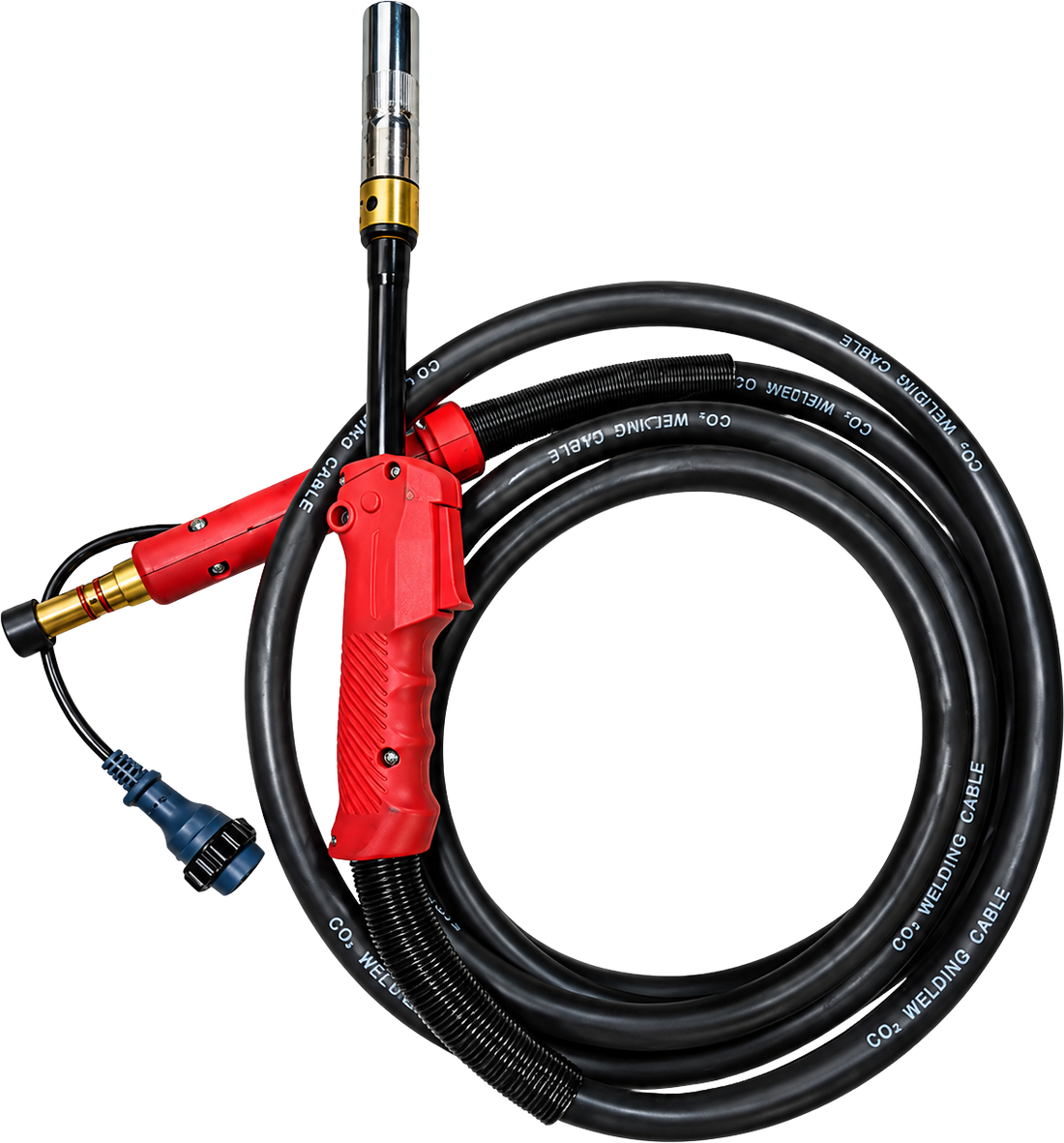 Antorcha MIG completa, mango rojo