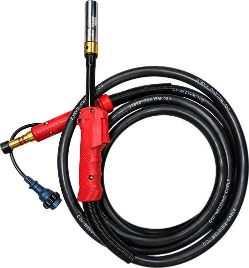 Antorcha MIG completa, mango rojo